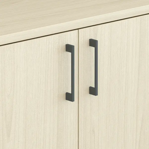 Металлическая ручка-скоба (антрацит) OMHANAN. Фото 1