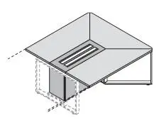 Модуль для стола переговоров, ножки крашенные 146552. Фото 1