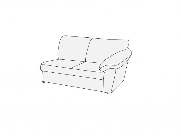 Модуль двухместный правый 2П. Фото 1