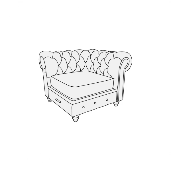 Модуль одноместный правый 1П. Фото 1