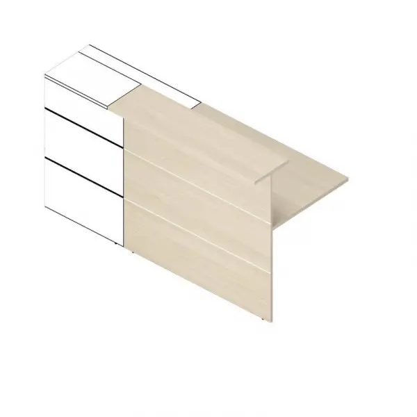 Модуль приставной с молдингом FLHMA080. Фото 1