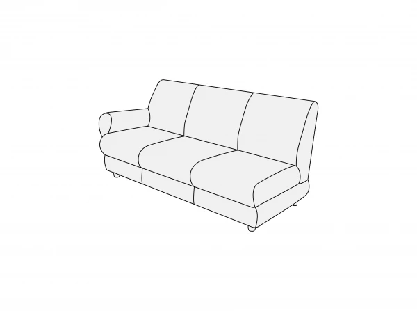 Модуль трехместный левый 3Л. Фото 1