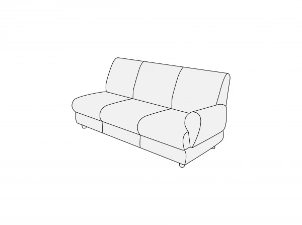 Модуль трехместный правый 3П. Фото 1