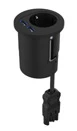Настольная электрификация (без выреза 1tsn+2usb зарядка 5v/2a) PAS7014. Фото 1