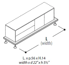 Основание для модульного блока 156252. Фото 1