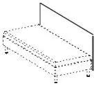 ПАНЕЛЬ БОКОВАЯ ДЛЯ КРОВАТЕЙ HPS2060. Фото 1