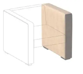 Подлокотник левый Бриф БФ Л. Фото 1