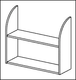 Полка навесная ПН6-08. Фото 1