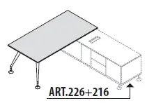 Приставка к столу, ножки хромированные 156319. Фото 1