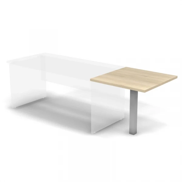 Приставка к столу ST101 и ST102 на квадратной опоре SB110. Фото 1