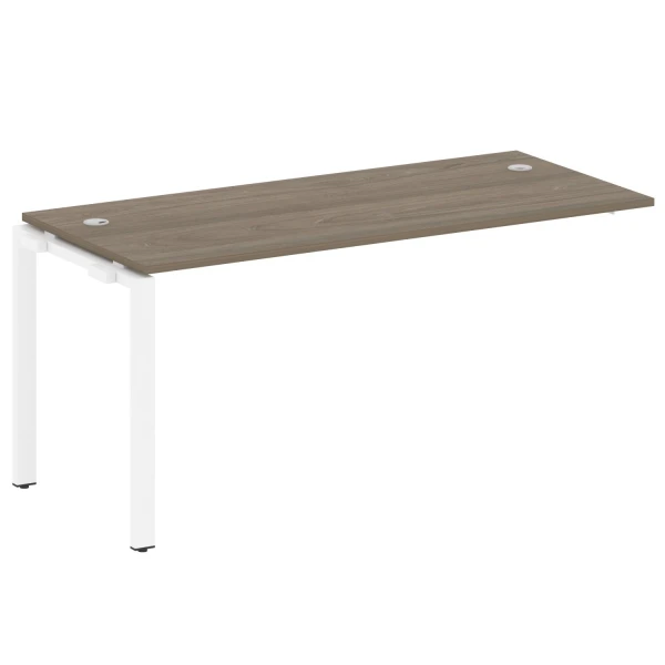 Проходной наборный элемент рабочей станции (проходная опора Б.ОСП-72, столешница, комплект траверс) БП.ПРС-СП-1.4. Фото 1