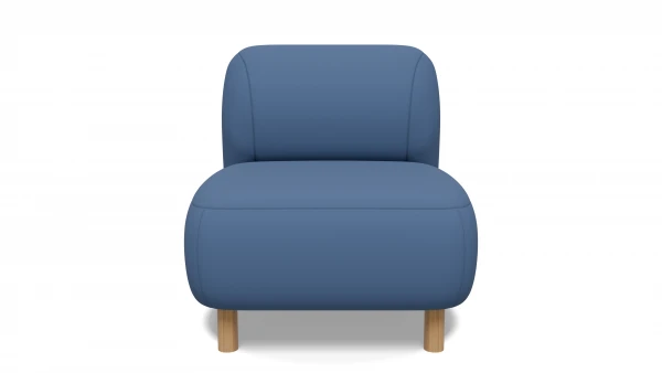 Пуф со спинкой \"Wave\" Wave пуф со спинкой. Фото 1