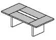 QUARANTA Стол д/переговоров230 QUARANTA QR231.N. Фото 1