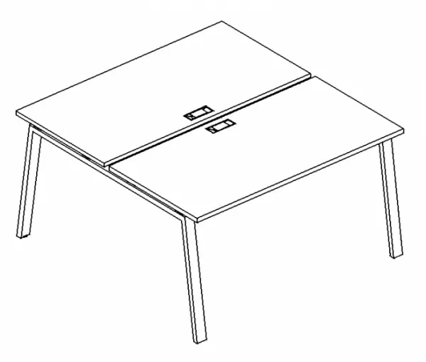 Рабочая станция на металлокаркасе TRE (2х140) А4 Б3 174 БП. Фото 1