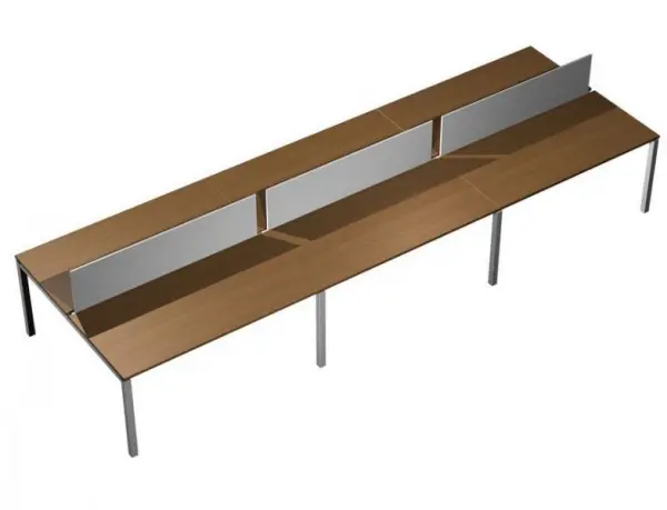 Рабочая станция с настольными экранами ДСП КВ 0131-3. Фото 1