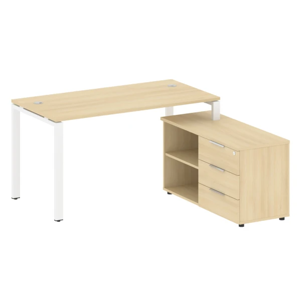 Рабочая станция с опорной тумбой правая Б.РС-СТС-2.3 Пр. Фото 1