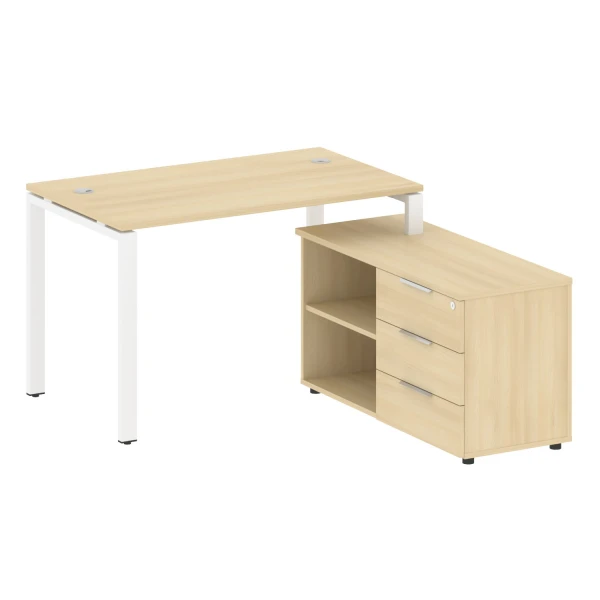 Рабочая станция с опорной тумбой правая Б.РС-СТС-2.2 Пр. Фото 1