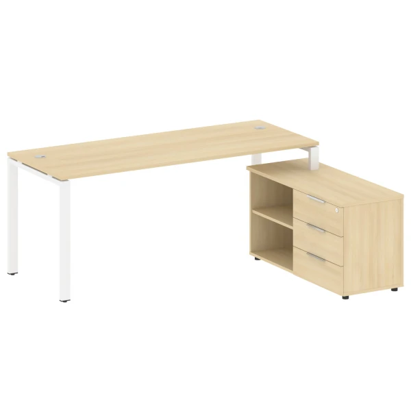 Рабочая станция с опорной тумбой правая Б.РС-СТС-2.5 Пр. Фото 1