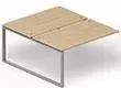 Рабочий стол «Bench» с креплением к тумбе с 4 пластиковыми заглушками LVRO13.1216-1. Фото 1