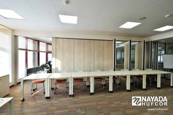 Раздвижные перегородки Hufcor H100H100K для офиса. Фото 29
