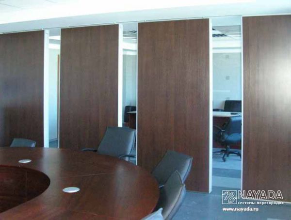 Раздвижные перегородки Hufcor H100H100K для офиса. Фото 4