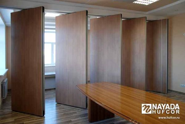 Раздвижные перегородки Hufcor H100H100K для офиса. Фото 6