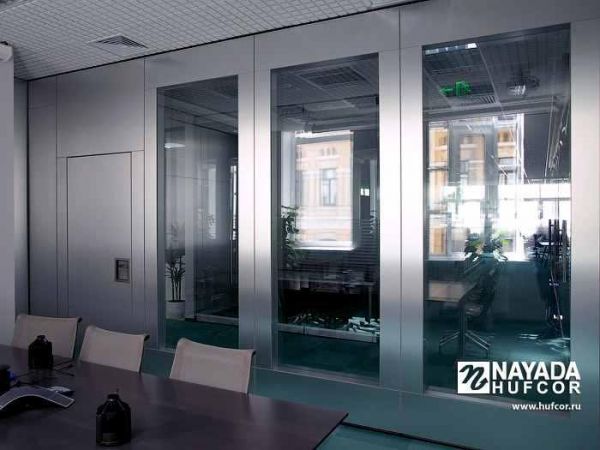 Раздвижные перегородки Hufcor H100H100K для офиса. Фото 10