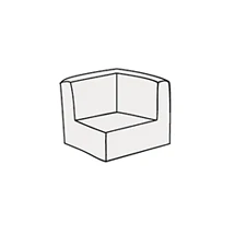 Секция угловая правая Бостон арт.4Б. Фото 1