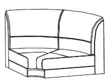 Секция угловая Диван Леонардо Энгл U. Фото 1