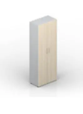 Шкаф 80х44х195см для документов (2 двери, 4 полки, ручки - хром) EMHS832. Фото 1