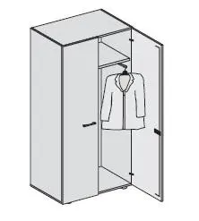 Шкаф для одежды 155383. Фото 1