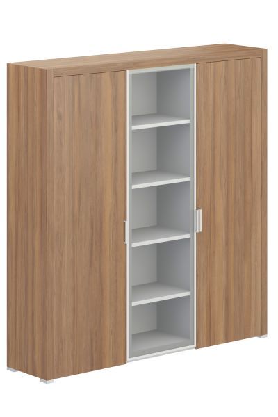 Шкаф комбинированный со стеклом