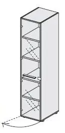 Шкаф левый высокий 118 163. Фото 1