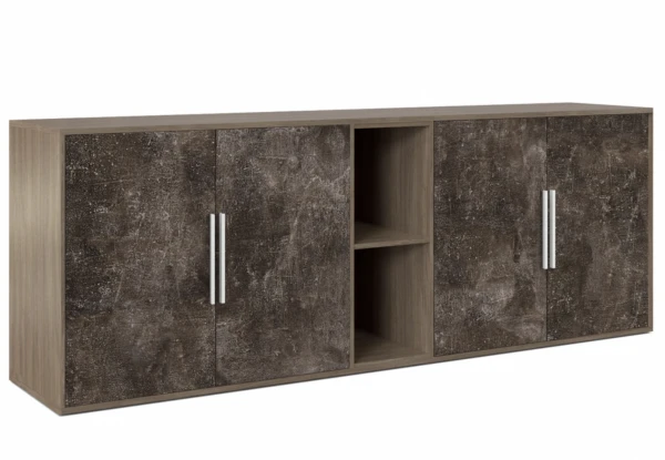 Шкаф низкий 4 створки, с нишей BTN36153042. Фото 1