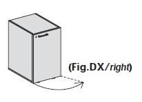 Шкаф низкий, правый