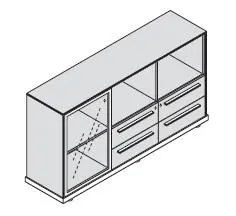 Шкаф низкий 118858. Фото 1