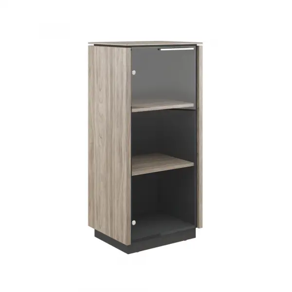 Шкаф однодверный средний стекло левый CAP31143101. Фото 1