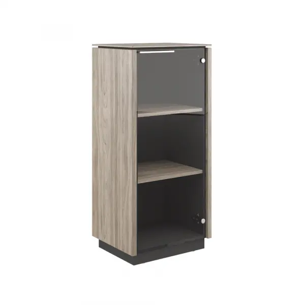 Шкаф однодверный средний стекло правый CAP31143001. Фото 1