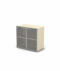 Шкаф с прозрачным стеклом 2 уровня 49H012.220. Фото 1