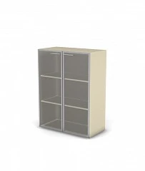 Шкаф с прозрачным стеклом 3 уровня 49H022.221. Фото 1