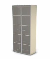 Шкаф с прозрачным стеклом 5 уровней