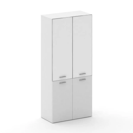 Шкаф широкий высокий FRU.ST-101 white. Фото 1