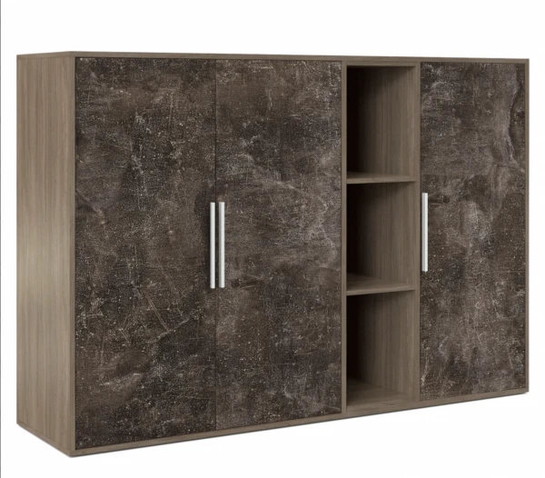 Шкаф средний 3 створки, с нишей BTN36152242. Фото 1