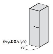 Шкаф средний, левый