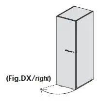 Шкаф средний, левый 155362. Фото 1