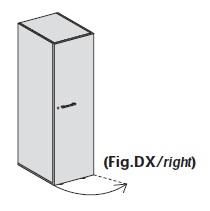 Шкаф средний, правый