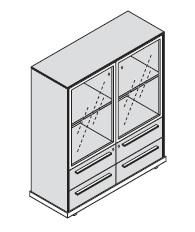 Шкаф средний