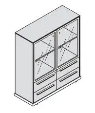 Шкаф средний 118859. Фото 1