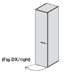 Шкаф высокий левый