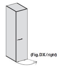 Шкаф высокий правый